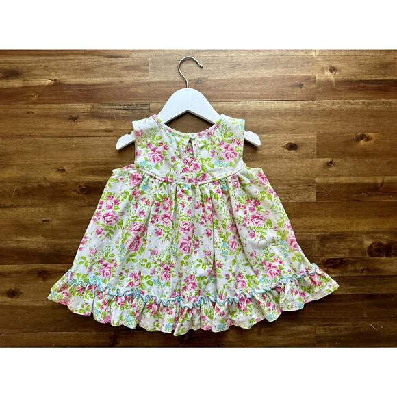 SweetHoney OG Out To Play Set Tunic Shorts Dainty Cake Floral Sleeveless Cream 5 - Picture 9 of 10
